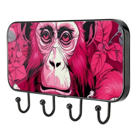 Pink Monkey Gorilla Self Adhesive Towel Coat Wood Iron Hooks for Home Keys Door Outdoor Home Improvement Utility Hook
Pink Monkey Gorilla Self Adhesive Towel Coat Wood Iron Hooks for Home Keys Door Outdoor Home Improvement Utility Hook