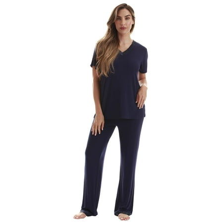 #followme Pajama Pants Set with Satin Trim 6967-10195-RED-1X (Navy With Satin Trim 1X)
#followme Pajama Pants Set with Satin Trim 6967-10195-RED-1X (Navy With Satin Trim 1X)