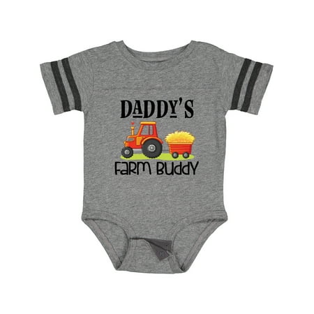 Inktastic Daddy Farm Buddy Cute Tractor Gift Baby Boy or Baby Girl Bodysuit