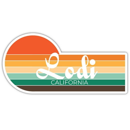 Lodi California 164 x 2.25 Inch Fridge Magnet Retro Vintage Sunset City 70s Aesthetic Design
Lodi California 164 x 2.25 Inch Fridge Magnet Retro Vintage Sunset City 70s Aesthetic Design