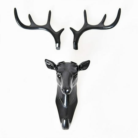 Antler Wall Hook Animal Hooks Antlers 3 Pcs American Style Key up Grocery Coat Holder
Antler Wall Hook Animal Hooks Antlers 3 Pcs American Style Key up Grocery Coat Holder