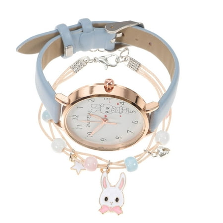 FRCOLOR 1 Set of Unique Cartoon Rabbit Watch Adorable Students Watch With Rabbit Bracelet Decorative Watch
FRCOLOR 1 Set of Unique Cartoon Rabbit Watch Adorable Students Watch With Rabbit Bracelet Decorative Watch