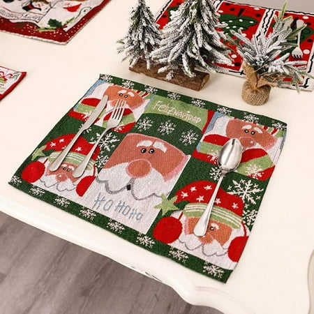 Merry Christmas Placemats Non Slip Heat-Resistant Washable Table Place Mats for Kitchen Dining Home Decoration 13 X 18.5 Inch Santa
Merry Christmas Placemats Non Slip Heat-Resistant Washable Table Place Mats for Kitchen Dining Home Decoration 13 X 18.5 Inch Santa