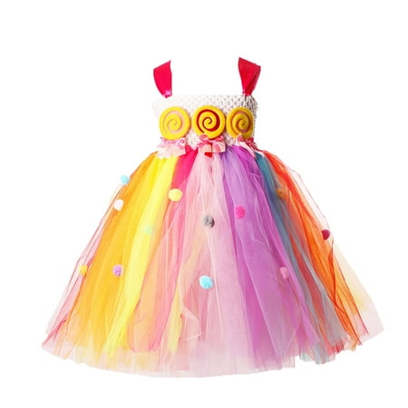 Toddler Girls Sleeveless Rainbow Puffy Mesh Candy Tulle Suspenders Festivals Dress Dance Party Princess Dresses Clothes Child Leisure Outwear
Toddler Girls Sleeveless Rainbow Puffy Mesh Candy Tulle Suspenders Festivals Dress Dance Party Princess Dresses Clothes Child Leisure Outwear