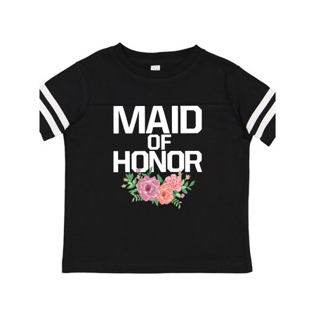 Inktastic Maid of Honor with Flower Illustration Gift Toddler Toddler Girl T-Shirt 
Inktastic Maid of Honor with Flower Illustration Gift Toddler Toddler Girl T-Shirt