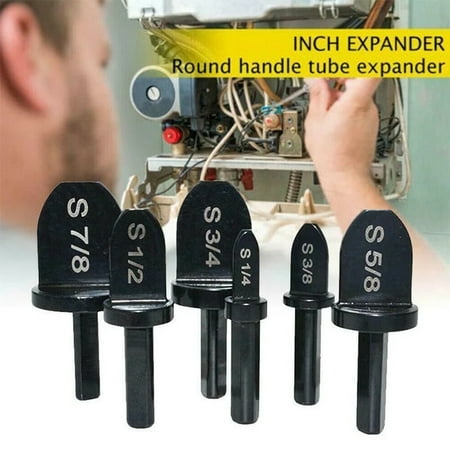 6pcs Imperial Tube Pipe Expander for Air Conditioner Conditioning Swagging Tool 7/8 3/4 5/8 1/2 3/8 1/4 Inch TOPOINT
6pcs Imperial Tube Pipe Expander for Air Conditioner Conditioning Swagging Tool 7/8 3/4 5/8 1/2 3/8 1/4 Inch TOPOINT