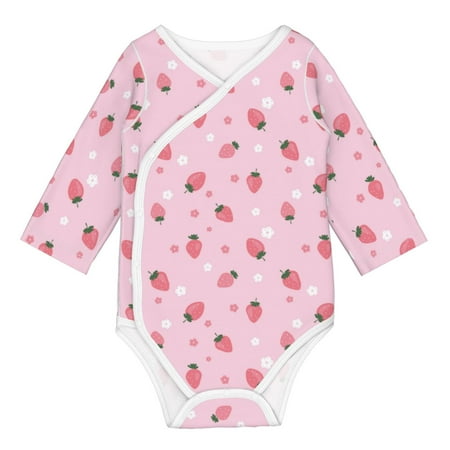 Matuu Floral Strawberr for Baby Long-Sleeve Bodysuit Soft Cotton Comfortable and Breathable Perfect for Newborns and Infants
Matuu Floral Strawberr for Baby Long-Sleeve Bodysuit Soft Cotton Comfortable and Breathable Perfect for Newborns and Infants