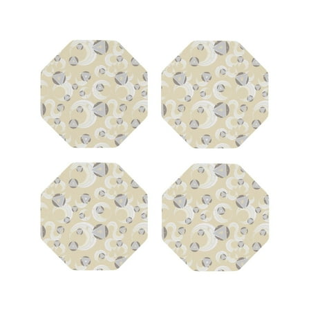 Coasters Set of 4 - triangles circles pattern Drink Coasters for Tabletop Protection Leather Coasters for Living Room Decor and Housewarming Gift Octagon
Coasters Set of 4 - triangles circles pattern Drink Coasters for Tabletop Protection Leather Coasters for Living Room Decor and Housewarming Gift Octagon