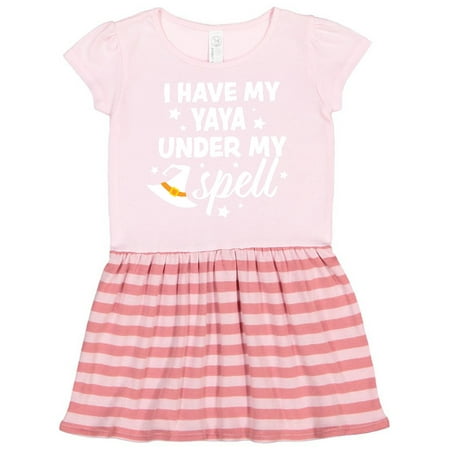 Inktastic I Have My Yaya Under My Spell with Cute Witch Hat Gift Toddler Girl Dress
Inktastic I Have My Yaya Under My Spell with Cute Witch Hat Gift Toddler Girl Dress
