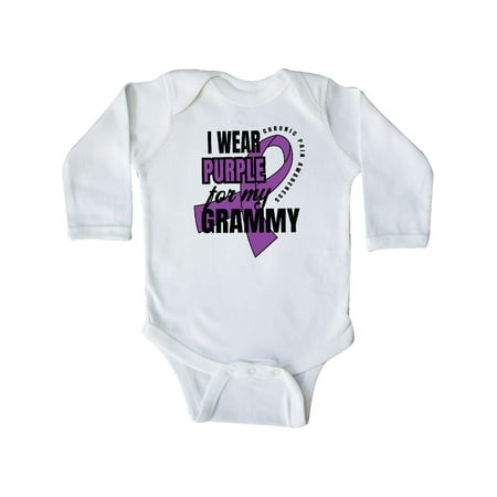 Inktastic Chronic Pain I Wear Purple For My Grammy Gift Baby Boy or Baby Girl Long Sleeve Bodysuit
Inktastic Chronic Pain I Wear Purple For My Grammy Gift Baby Boy or Baby Girl Long Sleeve Bodysuit
