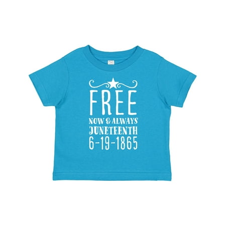 Inktastic Free- Now and Always- Juneteenth 6-19-1865 Gift Toddler Boy or Toddler Girl T-Shirt
Inktastic Free- Now and Always- Juneteenth 6-19-1865 Gift Toddler Boy or Toddler Girl T-Shirt