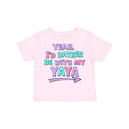 Inktastic Yeah I d Rather Be with My Yaya in Pink Blue and Purple Gift Toddler Boy or Toddler Girl T-Shirt
Inktastic Yeah I d Rather Be with My Yaya in Pink Blue and Purple Gift Toddler Boy or Toddler Girl T-Shirt