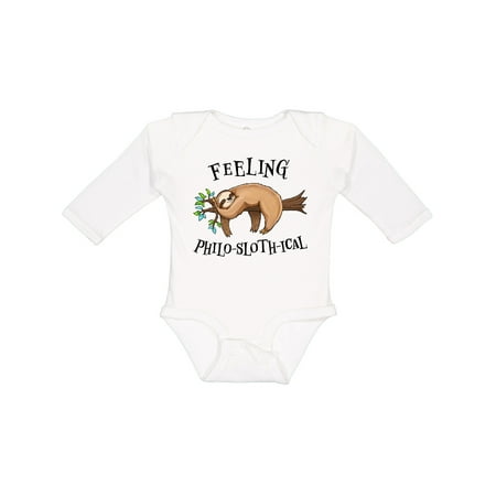 Inktastic Feeling Philo-Sloth-ical- Cute and Funny Sloth on a Tree Branch Gift Baby Boy or Baby Girl Long Sleeve Bodysuit
Inktastic Feeling Philo-Sloth-ical- Cute and Funny Sloth on a Tree Branch Gift Baby Boy or Baby Girl Long Sleeve Bodysuit