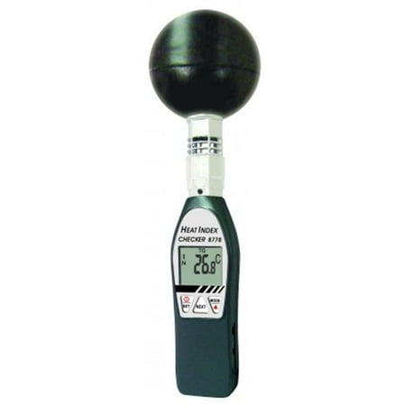General Tools & Instruments Deluxe Wbgt Heat Index Monitor With 75Mm Black Ball