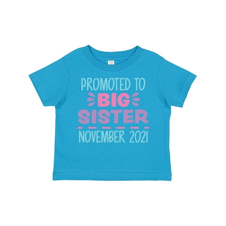Inktastic Promoted to Big Sister November 2021 Gift Toddler Toddler Girl T-Shirt
Inktastic Promoted to Big Sister November 2021 Gift Toddler Toddler Girl T-Shirt