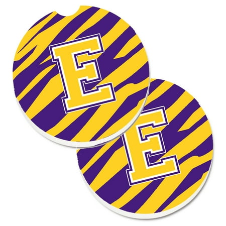 Carolines Treasures CJ1022-ECARC Letter E Monogram Tiger Stripe Purple & Gold Set of 2 Cup Holder Car Coaster
Carolines Treasures CJ1022-ECARC Letter E Monogram Tiger Stripe Purple & Gold Set of 2 Cup Holder Car Coaster