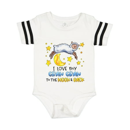 Inktastic I Love My Gran Gran to the Moon and Back Cute Sheep Gift Baby Boy or Baby Girl Bodysuit
Inktastic I Love My Gran Gran to the Moon and Back Cute Sheep Gift Baby Boy or Baby Girl Bodysuit