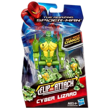 The Amazing Spider-Man Flip and Attack Cyber Lizard Action Figure