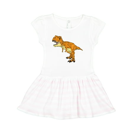 Inktastic Roaring T-Rex Gift Toddler Girl Dress