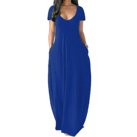 Nightgowns for Womens Nightwear Loose Long Dress Short Sleeve Casual Maxi Dress Sleepwear Lounge Dress Blue XXL
Nightgowns for Womens Nightwear Loose Long Dress Short Sleeve Casual Maxi Dress Sleepwear Lounge Dress Blue XXL