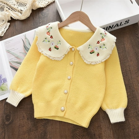 Child Sweater Kids Toddler Baby Girls Patchwork Flowers Spring Winter Long Sleeve Button Knit Cardigan Tops Jacket Clothes Coat
Child Sweater Kids Toddler Baby Girls Patchwork Flowers Spring Winter Long Sleeve Button Knit Cardigan Tops Jacket Clothes Coat