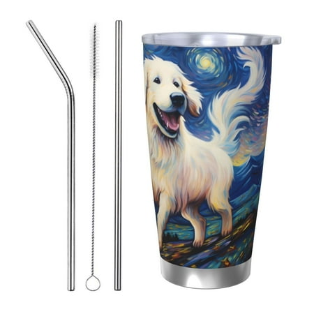 Tideii Vintage Starry Sky Puppy for 20OZ Car Cup Stainless Steel Cold and Hot Cup with Lid Suitable for Outdoor and Home Unisex-Straw Three-piece Set
Tideii Vintage Starry Sky Puppy for 20OZ Car Cup Stainless Steel Cold and Hot Cup with Lid Suitable for Outdoor and Home Unisex-Straw Three-piece Set