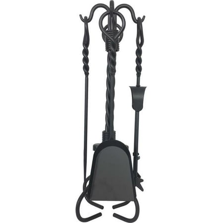 Dagan 7100BLK Wrought Iron Stove Fireplace Tool Set - Twist Style Black - 5 Piece
Dagan 7100BLK Wrought Iron Stove Fireplace Tool Set - Twist Style Black - 5 Piece
