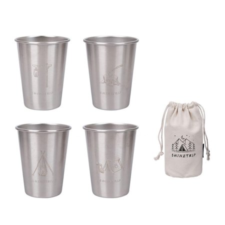 4Pack Coffee Cup Outdoor Camping Mug Stainless Steel Cup Outdoor Party Beer Mugs Outdoor Indoor Picnic.Silver
4Pack Coffee Cup Outdoor Camping Mug Stainless Steel Cup Outdoor Party Beer Mugs Outdoor Indoor Picnic.Silver