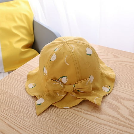 TOWED22 Bucket Cap Princess Sunscreen Fruit Hat Summer Sun Kids Protection Bow Kids Hat Boys Hats for Big Kids 10-12 Yellow
TOWED22 Bucket Cap Princess Sunscreen Fruit Hat Summer Sun Kids Protection Bow Kids Hat Boys Hats for Big Kids 10-12 Yellow