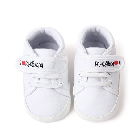 KelaJuan Baby Girls Boys White Sneaker Spring Autumn Casual Anti-Slip Rubber Sole Letter Print Infant Toddler Shoes
KelaJuan Baby Girls Boys White Sneaker Spring Autumn Casual Anti-Slip Rubber Sole Letter Print Infant Toddler Shoes