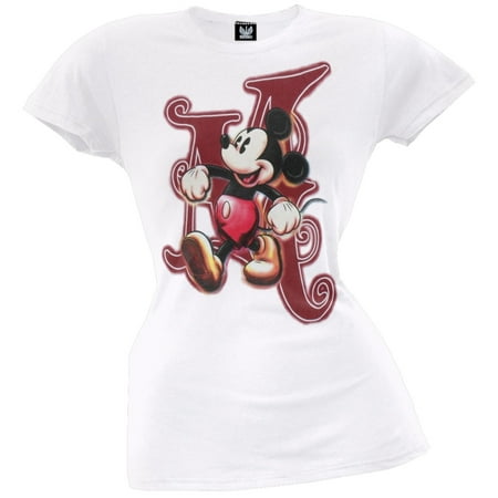 Mickey Mouse - M Is For Mickey Juniors T-Shirt