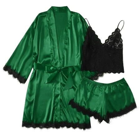 NECHOLOGY Bodysuit Lingerie for Women Snap Crotch Silk Underwear Robes Satin Lingerie Suspender Stockings for Women Lingerie Underwear Green Medium
NECHOLOGY Bodysuit Lingerie for Women Snap Crotch Silk Underwear Robes Satin Lingerie Suspender Stockings for Women Lingerie Underwear Green Medium