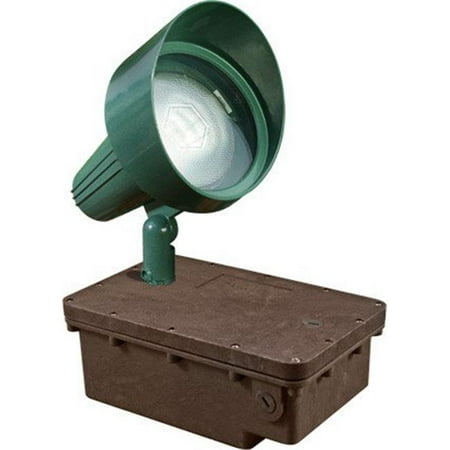 In-Ground Box with Black HD Bullet & PAR 38 Lamp - 100W Mount Bronze 
In-Ground Box with Black HD Bullet & PAR 38 Lamp - 100W Mount Bronze
