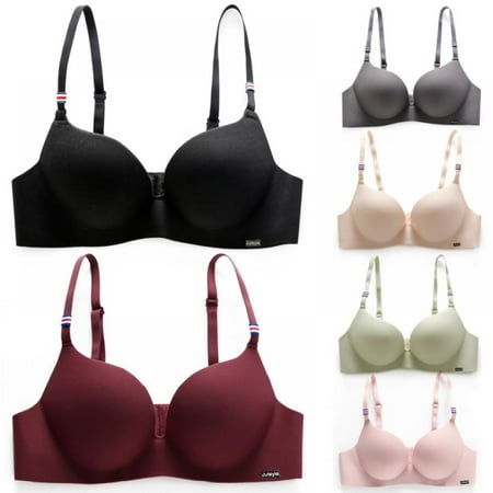 Ladies Girls Women Bra Wire-Free Push Up Bra Underwear Seamless Padded Bra Solid Color
Ladies Girls Women Bra Wire-Free Push Up Bra Underwear Seamless Padded Bra Solid Color