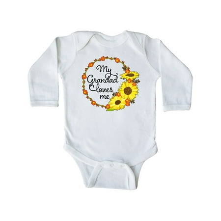 Inktastic My Grandad Loves Me with Sunflower Wreath Gift Baby Boy or Baby Girl Long Sleeve Bodysuit
Inktastic My Grandad Loves Me with Sunflower Wreath Gift Baby Boy or Baby Girl Long Sleeve Bodysuit