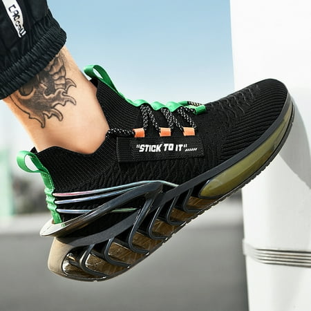 Men s Casual Anti-slip Knit Blade Type Shoes Lightweight Breathable Durable Sneakers For Outdoor Running Climbing Training
Men s Casual Anti-slip Knit Blade Type Shoes Lightweight Breathable Durable Sneakers For Outdoor Running Climbing Training