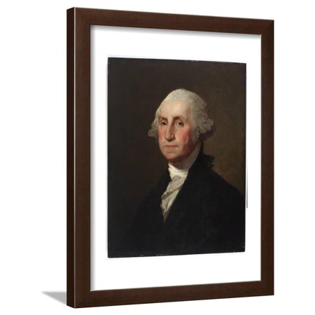 George Washington, 1819 Framed Print Wall Art By Gilbert Stuart