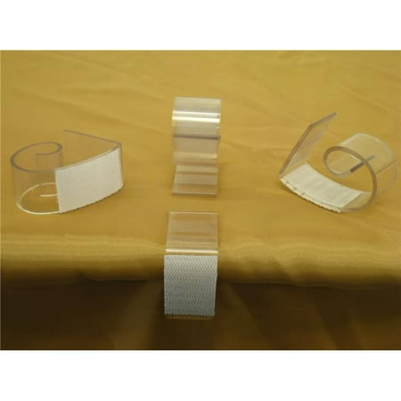 100Pc-LargeClips Table Skirt Clip Fits Up To 3.5 in. Table - Pack of 100