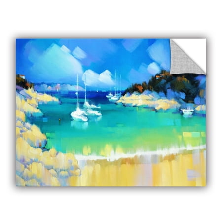 ArtWall Alex Hook Krioutchkov 'Cala Llombards IV' Removable Wall Art