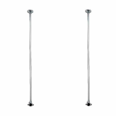 2 Shower Surround Chrome Ceiling Brace Only 38 | Renovator s Supply