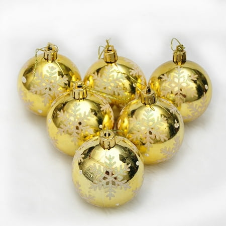 Huilaibazo Christmas Decorations Christmas Decorations Christmas Ball 6Cm/2.36In Bright Electroplating Ball Christmas Tree Pendant Snowflake Painted Christmas Ball 
Huilaibazo Christmas Decorations Christmas Decorations Christmas Ball 6Cm/2.36In Bright Electroplating Ball Christmas Tree Pendant Snowflake Painted Christmas Ball