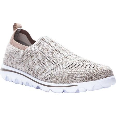 Women s Propet TravelActiv Stretch Sneaker Berry Knit Mesh 9 4E