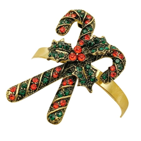 xinhuadsh Napkin Circle Versatile 6Pcs Christmas Napkin Circle Rhinestone Inlaid Practical for Banquet
xinhuadsh Napkin Circle Versatile 6Pcs Christmas Napkin Circle Rhinestone Inlaid Practical for Banquet