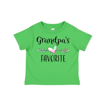 Inktastic Grandpas Favorite- Heart Grandchild Gift Toddler Boy or Toddler Girl T-Shirt
Inktastic Grandpas Favorite- Heart Grandchild Gift Toddler Boy or Toddler Girl T-Shirt
