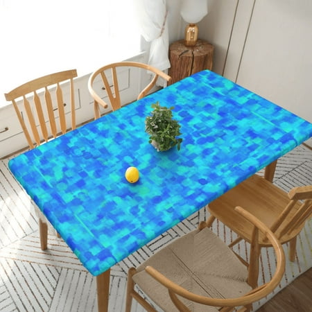 Home Deluxe Tablecloth Blue Watercolor Background Waterproof Elastic Rim Edged Table Cover- For Christmas Parties And Picnics 5ft
Home Deluxe Tablecloth Blue Watercolor Background Waterproof Elastic Rim Edged Table Cover- For Christmas Parties And Picnics 5ft