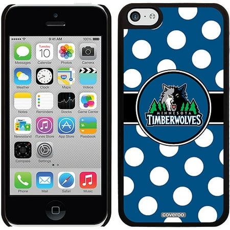 Minnesota Timberwolves Polka Dots Design on Apple iPhone 5c Thinshield Snap-On Case by Coveroo