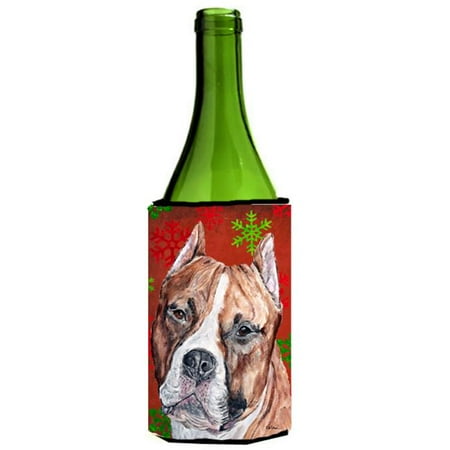 Staffordshire Bull Terrier Staffie Red Snowflakes Holiday Wine bottle sleeve Hugger 24 Oz.
Staffordshire Bull Terrier Staffie Red Snowflakes Holiday Wine bottle sleeve Hugger 24 Oz.