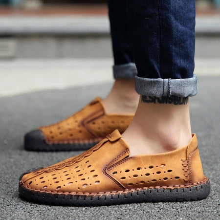 Men‘s Handmade Stitching Sandals Outdoor Casual Durable Summer Hollow Out Walking Shoes
Men‘s Handmade Stitching Sandals Outdoor Casual Durable Summer Hollow Out Walking Shoes