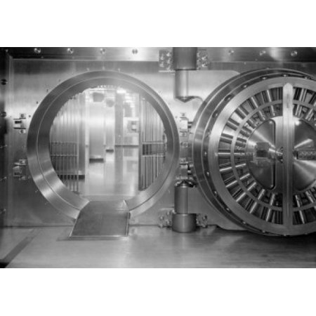 Bank vault Canvas Art - (24 x 36)