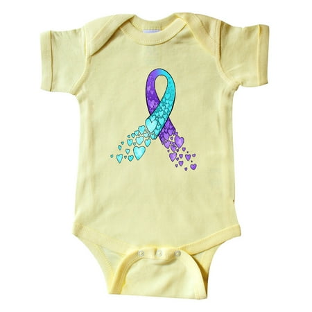Inktastic Suicide Prevention Ribbon with Blue and Purple Hearts Gift Baby Boy or Baby Girl Bodysuit
Inktastic Suicide Prevention Ribbon with Blue and Purple Hearts Gift Baby Boy or Baby Girl Bodysuit